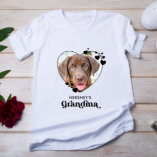 Camiseta Foto Mascota de Dog GRANDMA Personalizada para Per