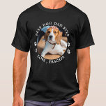 Camiseta Foto Mascota personalizada de Best Dog Dad<br><div class="desc">Mejor Papá Perro... Sorprenda a su papá perro favorito este Día del Padre con esta camiseta de fotos de personalizado super adorable. Personalizar esta camiseta de papá de perro con la foto favorita de tu perro, y nombre. Esta camisa de papá de perro es imprescindible para los amantes del perro...</div>