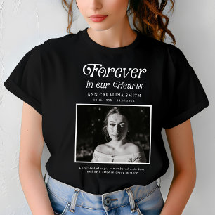 Camiseta Foto Mínima De Funeral Retro Para Siempre En Nuest