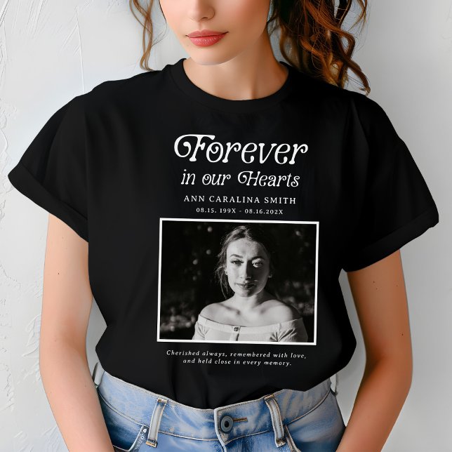 Camiseta Foto Mínima De Funeral Retro Para Siempre En Nuest (Subido por el creador)