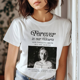Camiseta Foto Mínima De Funeral Retro Para Siempre En Nuest