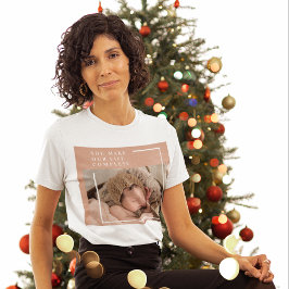 Camiseta Foto moderna del bebé | Has Hecho Mi Vida Completa