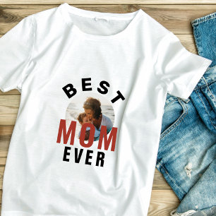 Camiseta Foto moderna del Día de la Madre