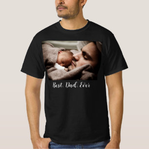 Camiseta Foto moderna del Personalizado del Día del Padre e