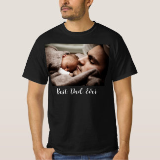 Camiseta Foto moderna del Personalizado del Día del Padre e