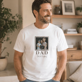 Camiseta Foto moderna personalizada de papá