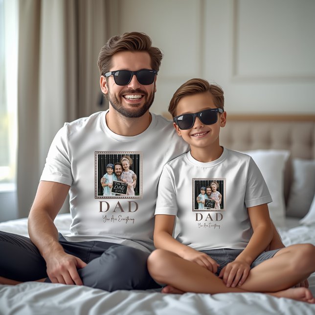 Camiseta Foto moderna personalizada de papá (Subido por el creador)