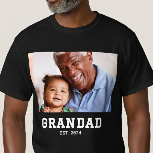 Camiseta Foto Negrita Establecida Abuelo (Subido por el creador)