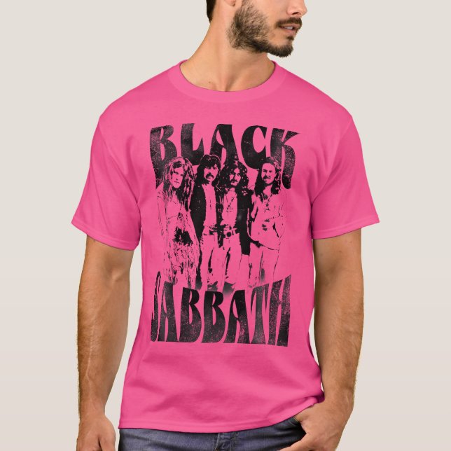 Camiseta Foto oficial del grupo del Sabbath negro (Anverso)