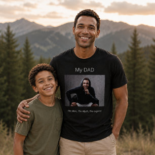 Camiseta Foto Papá hombre mito leyenda diversión