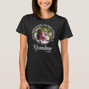 Camiseta Foto personalizable ABUELA ESTABLECIDA