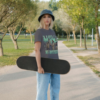 Camiseta Foto Personalizada Amo a Mi Novio Bootleg Vintage