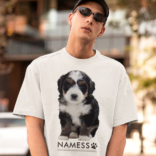 Camiseta Foto personalizada con el nombre de tu perro