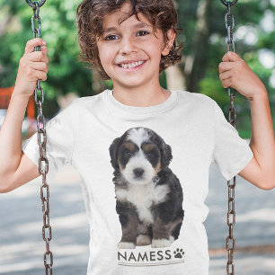 Camiseta Foto personalizada con el nombre de tu perro