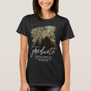 Camiseta Foto personalizada de graduado