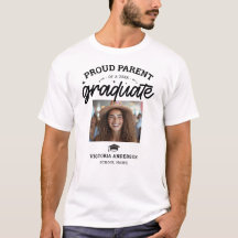 Foto personalizada de graduado senior orgulloso pa
