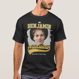 Camiseta Foto Personalizada de Graduado Universitario de Li