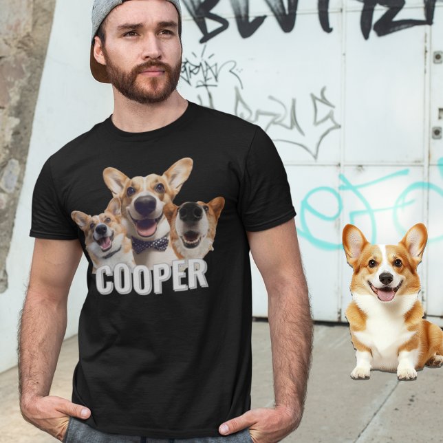 Camiseta Foto personalizada de mascota Personalizado de per (Subido por el creador)