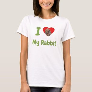 Camiseta Foto personalizada de mi conejo Holland Lop