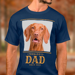 Camiseta Foto personalizada de papá de perro mascota desde 