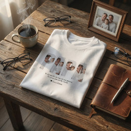 Camiseta Foto Personalizada de Papá | Mejor Regalo para Pap