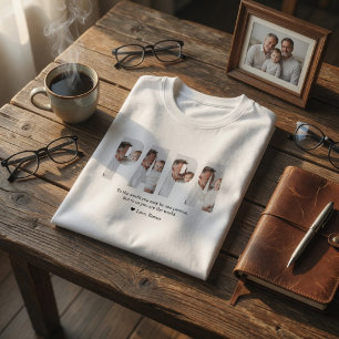 Camiseta Foto Personalizada de Papá   Mejor Regalo para Pap