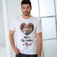 Foto personalizada de T-Shirt en perro hermano may