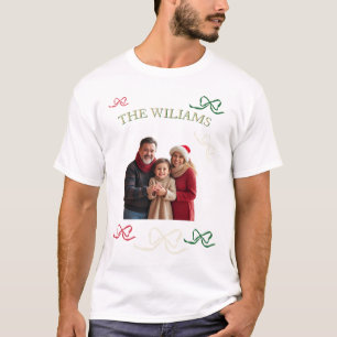 Camiseta Foto personalizada de una gran familia en tonos pa