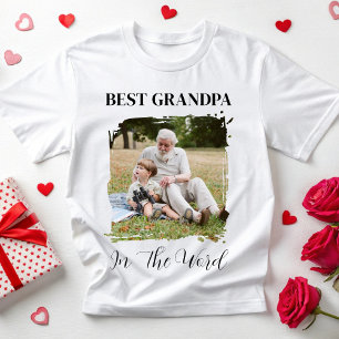 Camiseta Foto personalizada del abuelo regalo personalizado
