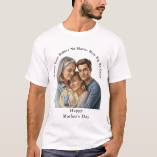 Camiseta foto personalizada del día de la madre