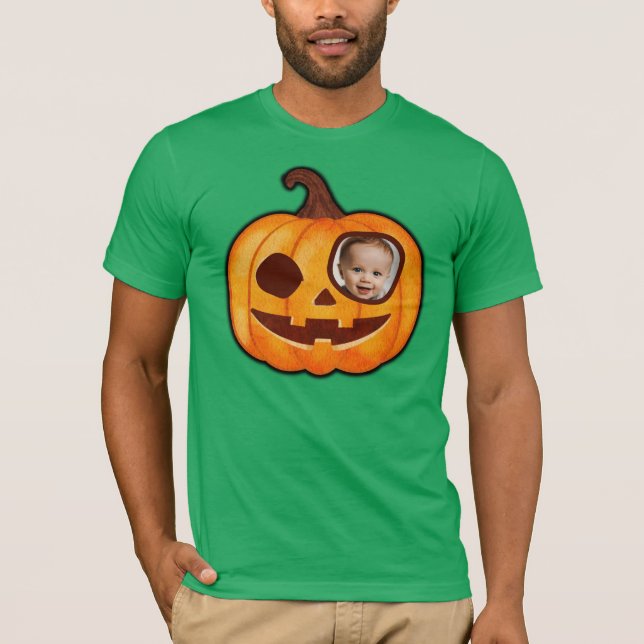 Camiseta Foto personalizada del monstruo de la calabaza Jac (Anverso)