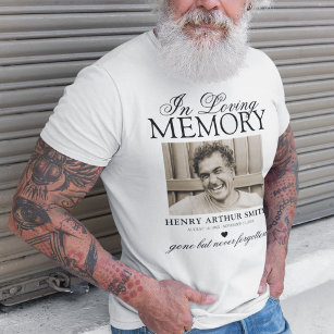 Camiseta Foto Personalizada En Memoria Amante