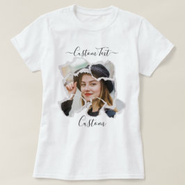 Camiseta Foto personalizada estilo vintage bootleg