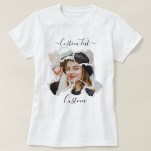 Camiseta Foto personalizada estilo vintage bootleg
