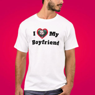 Camiseta Foto Personalizada I Love My Novio