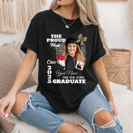 Camiseta Foto personalizada, orgullosa madre de un graduado