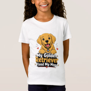 Camiseta Foto personalizada perro Golden Retriever arregló