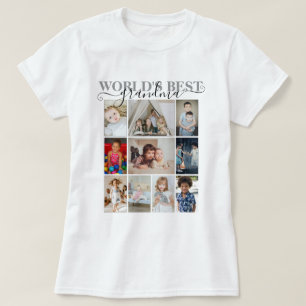 Camiseta Foto personalizada y Collage de fotos de texto 10