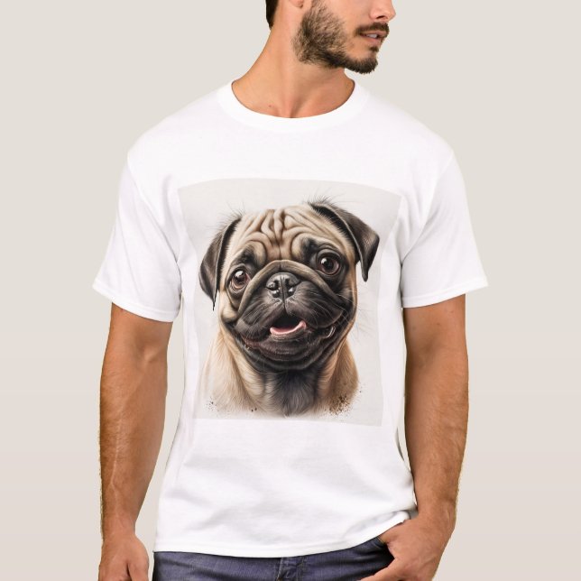 Camiseta Foto personalizado Añadir a su propio perro Mascot (Anverso)