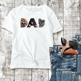 Camiseta Foto Personalizado de DAD | Perro Lover | Papá per