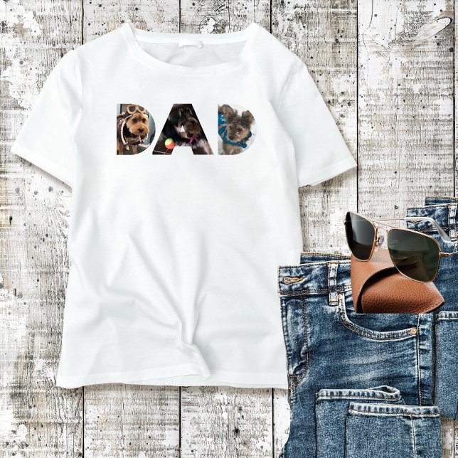 Camiseta Foto Personalizado de DAD | Perro Lover | Papá per (Subido por el creador)