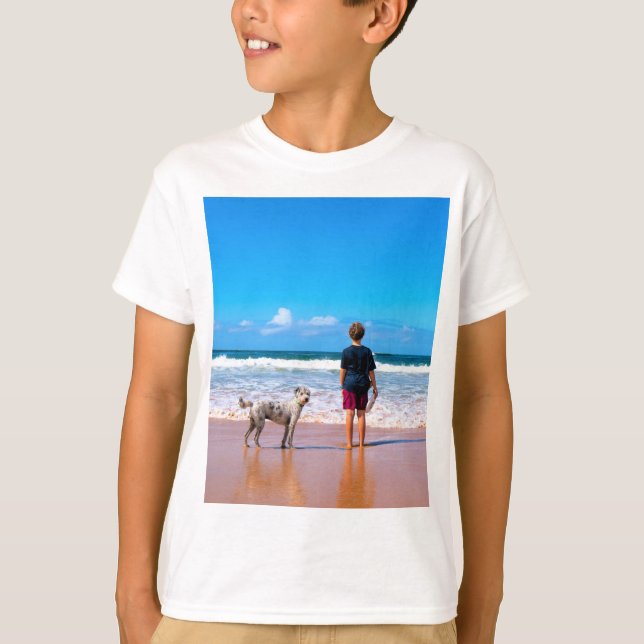 Camiseta Foto personalizado Haz tu propio diseño - Amo a mi (Anverso)
