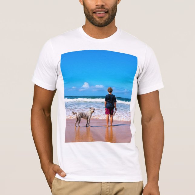 Camiseta Foto personalizado Haz tu propio diseño - Amo a mi (Anverso)