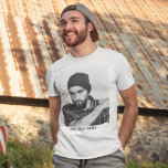 Camiseta Foto Personalizado moderna<br><div class="desc">Esta camiseta fotográfica simplista con una foto con la opción de añadir texto, hará el regalo perfecto para cualquier ocasión, evento de diversión, funeral, boda, cumpleaños, día del padre, navidades y día de San Valentín. El estilo de letra, el tamaño y el color pueden cambiarse después de la personalización haciendo...</div>