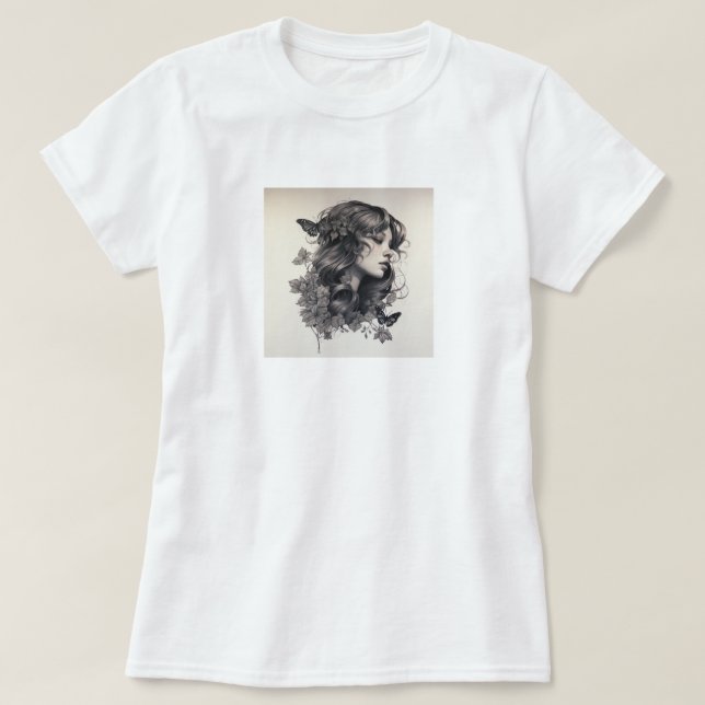 Camiseta Foto personalizado personalizada Añadir la suya pr (Diseño del anverso)
