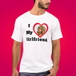 Camiseta Foto Personalizado personalizada de Bae que amo a