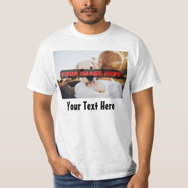 Camiseta Foto personalizado - Regalo de imagen personalizad (Anverso)