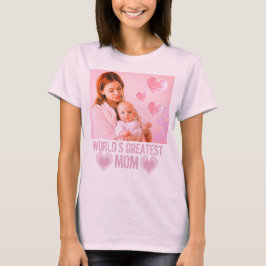 Camiseta Foto personalizado y amor por el texto