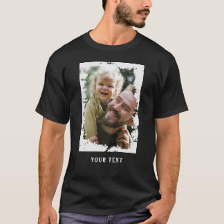 Camiseta Foto personalizado y mensaje de texto personalizad
