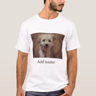 Camiseta Foto personalizado y nombre personalizado